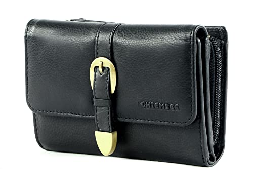 Chiemsee Geldbörse Echt Leder schwarz Damen - 021764 von Chiemsee