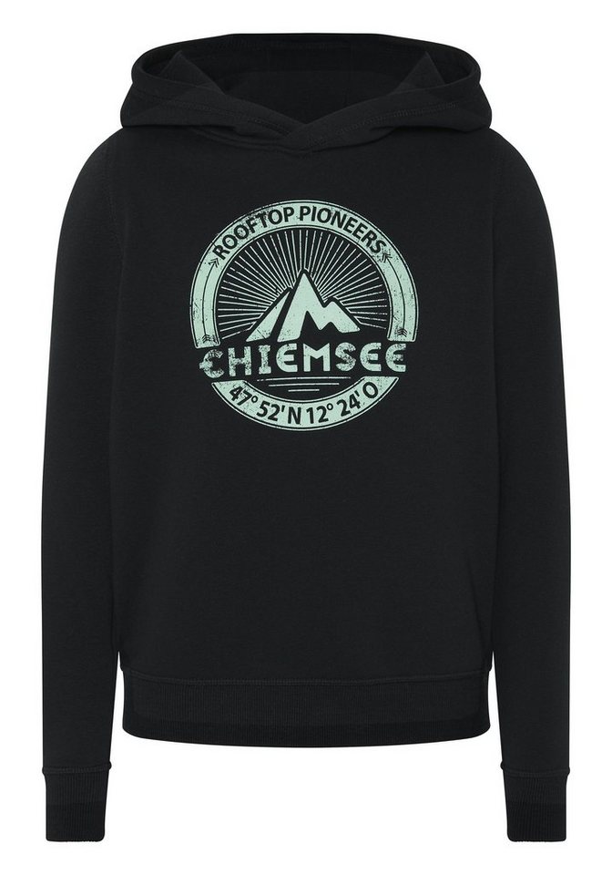 Chiemsee Kapuzensweatshirt Hoodie mit Label-Mountain-Print 1 von Chiemsee