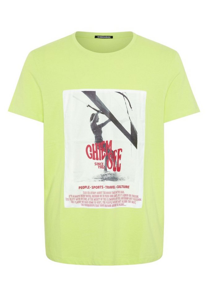 Chiemsee Print-Shirt T-Shirt aus Baumwolle mit Surf-Fotoprint 1 von Chiemsee