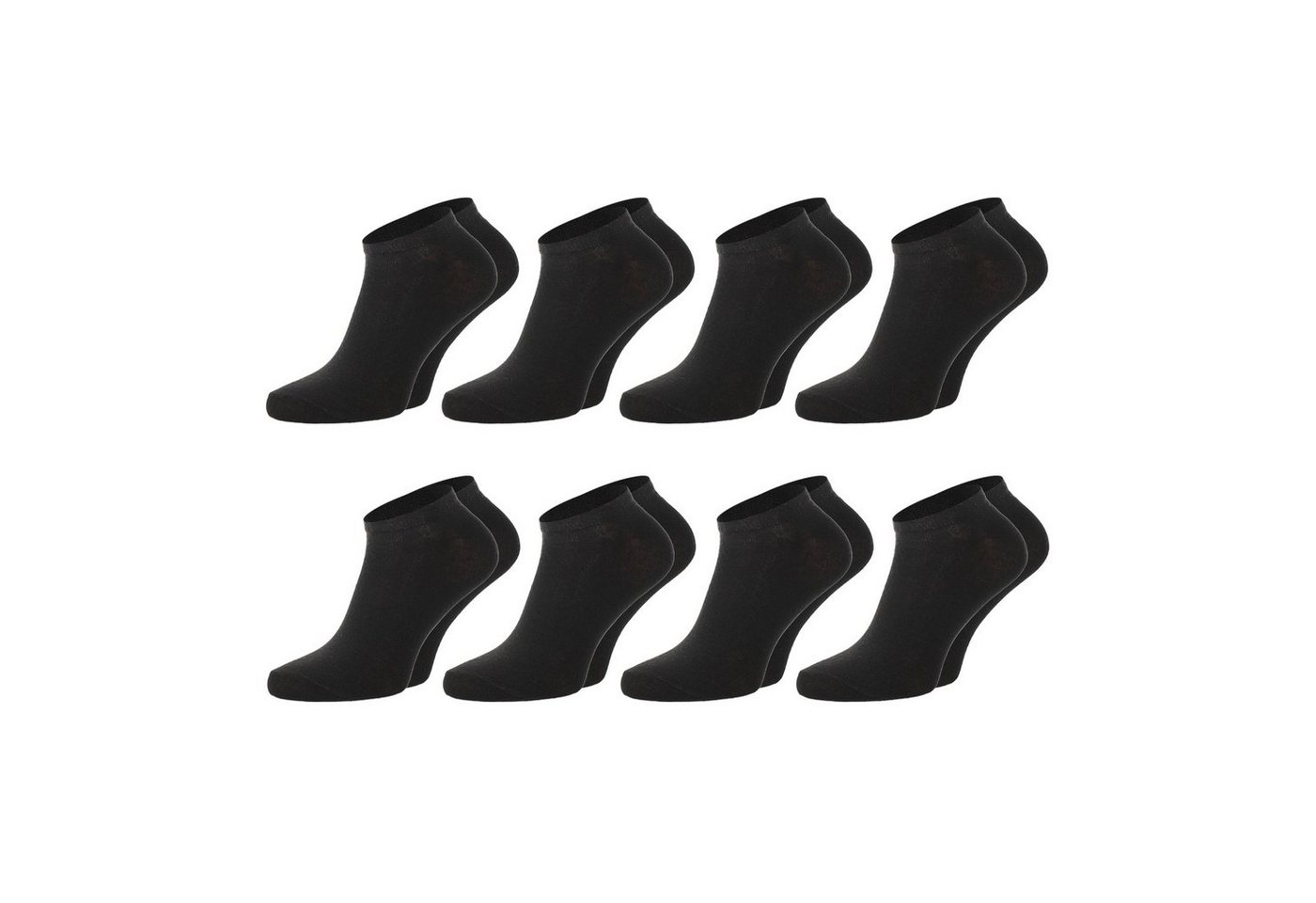 Chili Lifestyle Strümpfe Sneaker Schwarz, 8 Paar, für Damen und Herren, Sport, Freizeit von Chili Lifestyle