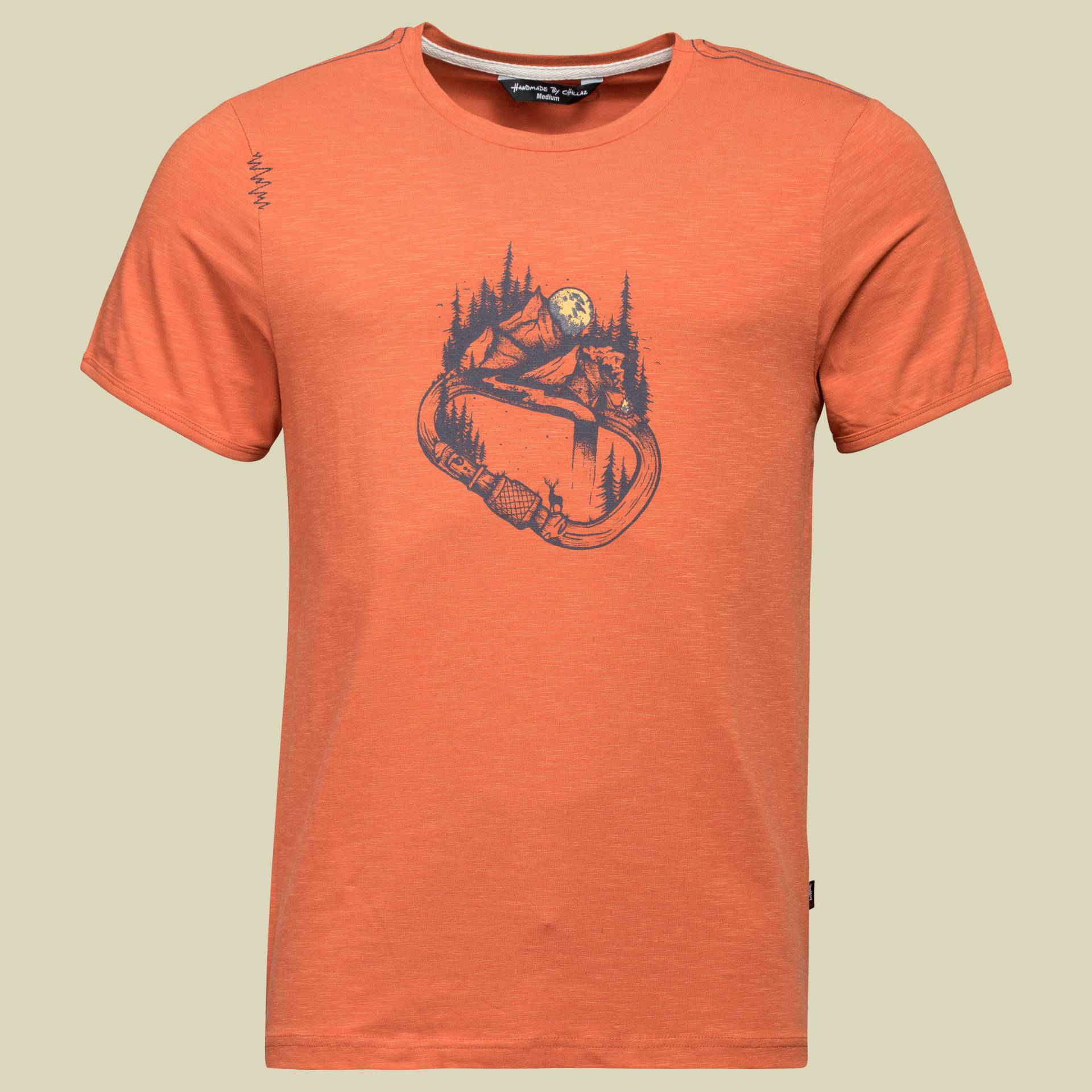 Carabiner Forest T-Shirt  Men Größe XL Farbe mango von Chillaz