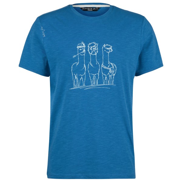 Chillaz - Alpaca Gang Bergfreunde - T-Shirt Gr M blau von Chillaz