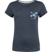 Chillaz Istrien T- Shirt Damen dunkelblau-grau Gr. 42 von Chillaz