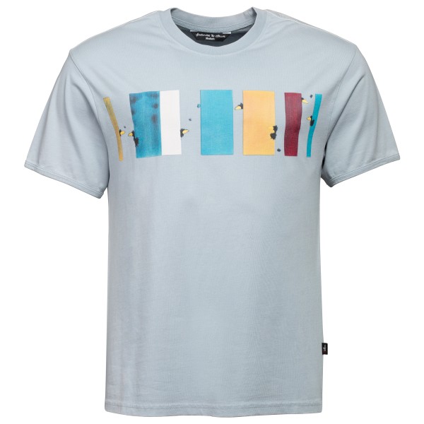 Chillaz - Organic Cotton Behind The Rainbow - T-Shirt Gr XXL grau von Chillaz