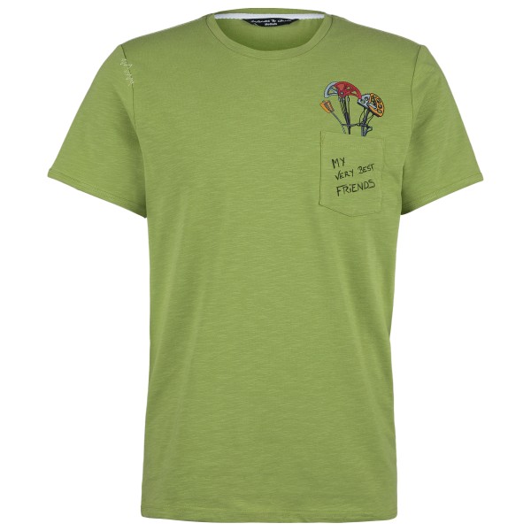 Chillaz - Pocket Friends Bergfreunde - T-Shirt Gr L;M;S;XL;XS;XXL grün von Chillaz
