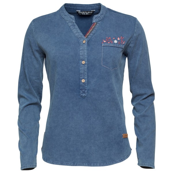 Chillaz - Women's Drachensee Shirt - Bluse Gr 38 blau von Chillaz