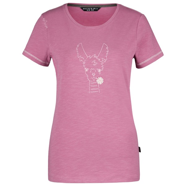 Chillaz - Women's Happy Alpaca Bergfreunde - T-Shirt Gr 34 rosa von Chillaz