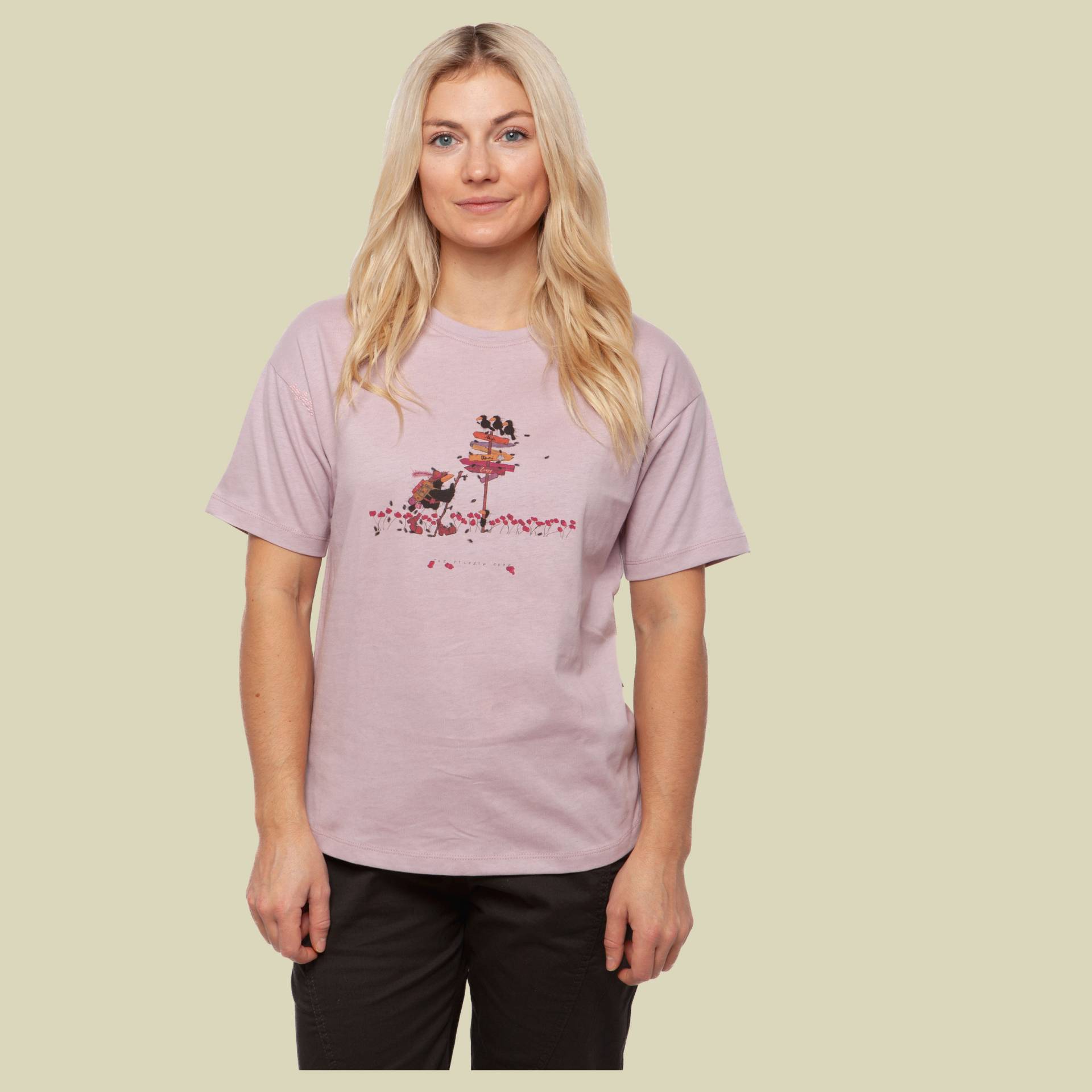 Leoben Pilgrim T-Shirt Women Größe 38 Farbe violet von Chillaz