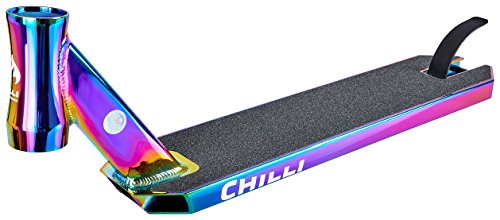 Chilli Pro Scooter Reaper Deck 50 cm - Stuntscooter Parkdeck (neochrome) von Chilli Pro Scooter