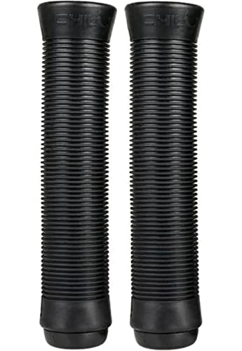Chilli Scooter Griffe XL in der Farbe Schwarz 14cm, Griffe aus Silikon, geeignet für alle Chromoly Steel Bars, C-505-1 von Chilli Pro Scooter