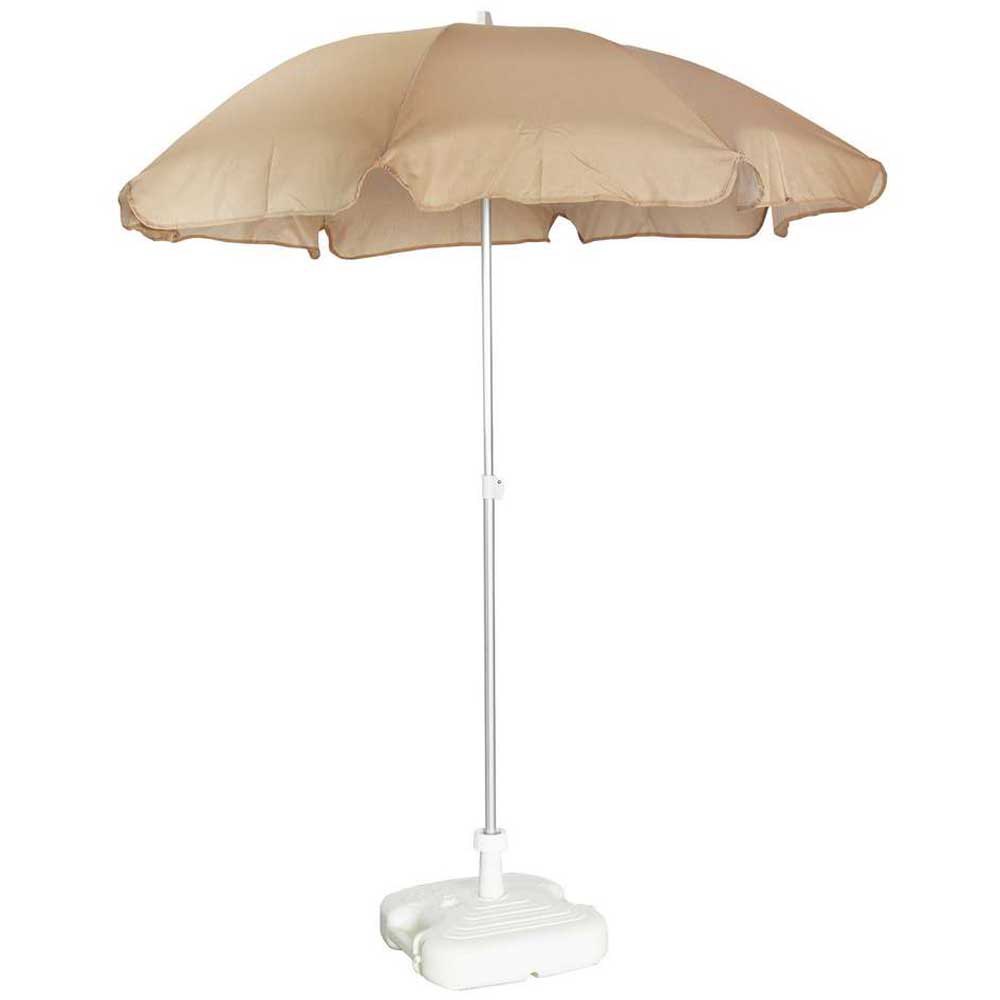 Chillvert Gandia Aluminium Folding Parasol 180 Cm Braun von Chillvert