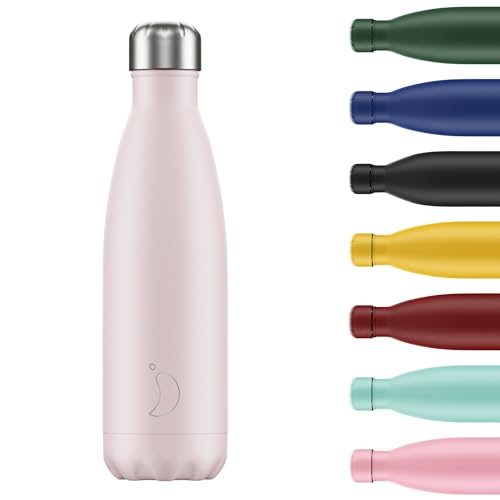 Chilly's Wasserflasche - Edelstal und wiederverwendbar - Auslaufsicher, schweißfrei - Baby Pink - 260ml von Chilly's