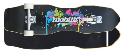 Powerslide Quakeboard - Special Skateboard 82cm Deck zum cruisen in schwarz von Powerslide