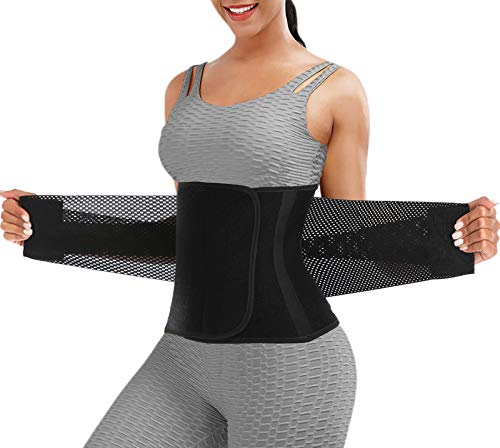 Taillentrainer-Gürtel für Frauen – Taillen-Trimmer Gewichtsverlust Bauchweggürtel – Figurformender Body Shaper (schwarz, XX-Large) von ChongErfei
