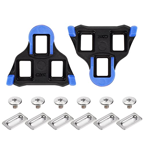 Chooee Road Bike Pedal Plates Cleats Compatible with Shimano SPD SL SM-SH12 von Chooee