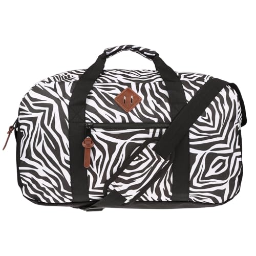 Große Tasche Reisetasche passend Handgepäck Sporttasche Weekender Bag Damen Zebra von Christian Wippermann
