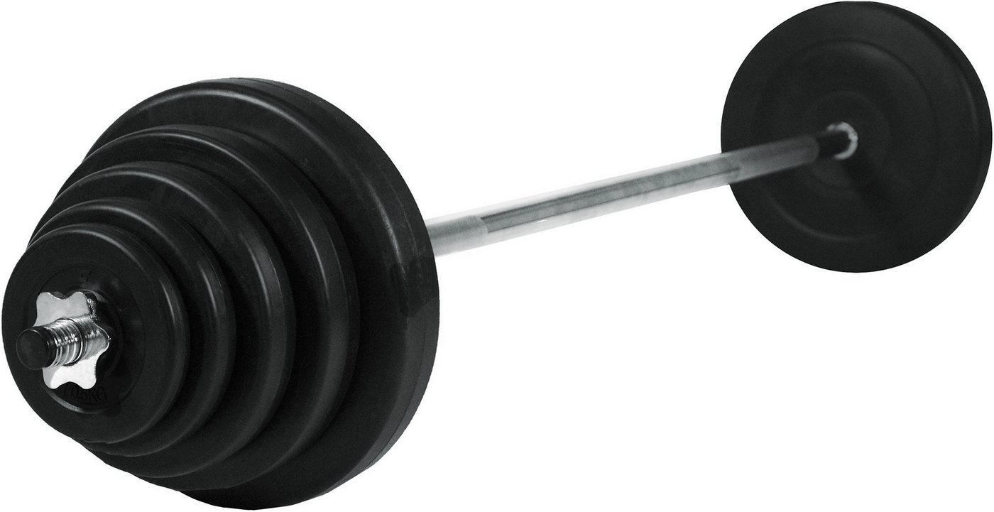 Christopeit Sport® Hantel-Set Langhantel Gewichtsset 42 kg, (Set, mit Langhantelstange) von Christopeit Sport®