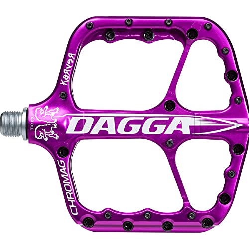 Chromag Dagga Pedale für MTB/Cycle/VAE/E-Bike, violett, 120x115mm von Chromag