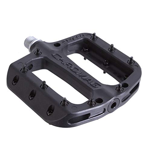 Chromag Synth Pedale MTB/Cycle/VAE/E-Bike für Erwachsene, Unisex, Schwarz, 110 x 107 mm von Chromag