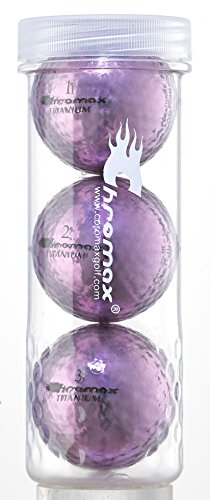 Chromax M1X Golfbälle (3 Stück) lila von Chromax