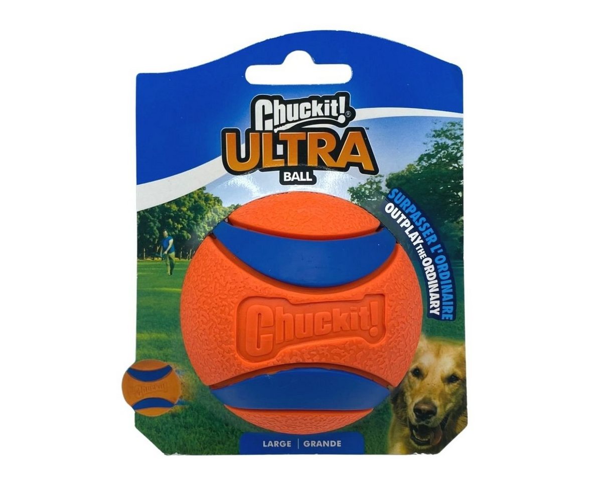 Chuckit Tierball Ultra Ball Large 7 cm 1er Pack Apportierspielzeug für Hunde von Chuckit