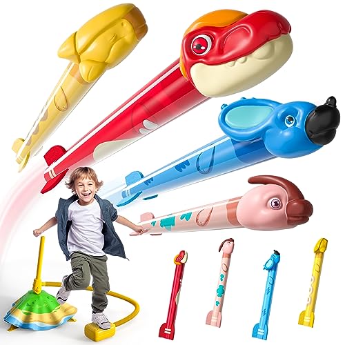 Rakete Luftdruck für Kinder Jungen Mädchen Schaum Outdoor Spielzeug 2 3 4 5 6 7 Jahre alte Jungen Geburtstag Geschenk Ideen, Junge Spielzeug von Ci Vetch
