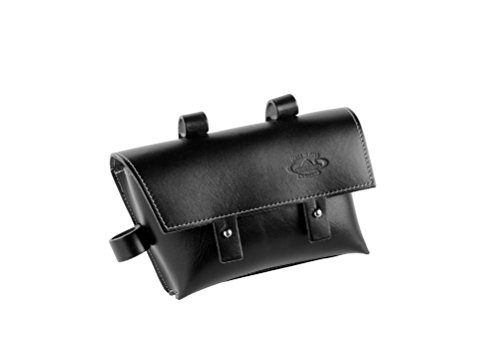 Cicli Bonin Monte Grappa to Frame Leather Taschen, schwarz, 22 x 6 x 1 cm von Cicli Bonin
