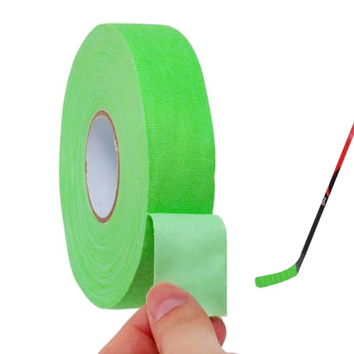 Cimown Hockey Tape,Hockeyschlägerband,Grünes Hockey-Band，25m × 25mm Selbstklebendes Griffband，Geeignet für Badminton-, Tennis- und Golfschläger von Cimown