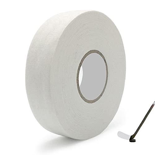 Cimown Hockey Tape - Tennis griffband - Eishockey Tape - Hockey Tape - Sport Wasserdichtes Klebeband,Geeignet für tennisschläger,Eishockey schläger,fahrradlenker2.5cm*25m（Weiß） von Cimown