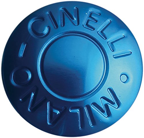 Cinelli Milano Endstöpsel für Fahrradlenker, 1 Paar Blau blau Einheitsgröße von Cinelli