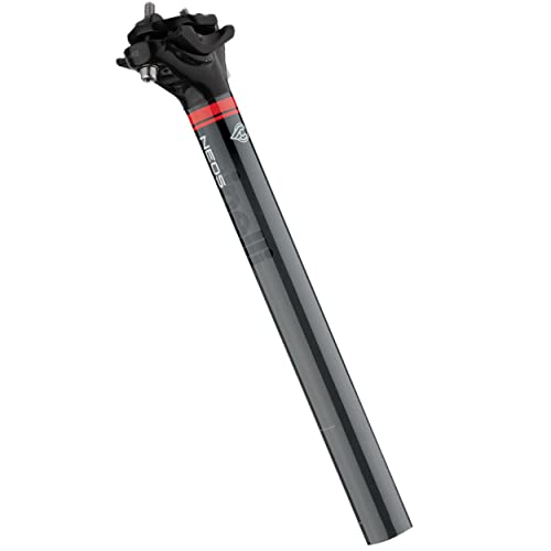 Cinelli Neos Carbon Sattelstütze, Schwarz/Rot, 27,2 mm von Cinelli