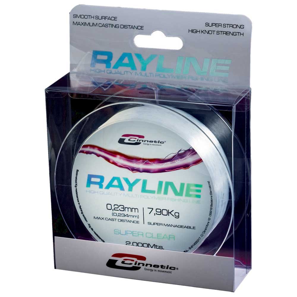 Cinnetic Rayline Braided Line 2000 M Durchsichtig 0.200 mm von Cinnetic