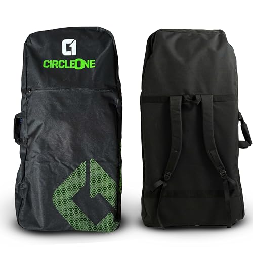 Circle One Bodyboard-Reisetasche (Rucksack-Stil) – für bis zu 3 Boards, Grün von Circle One