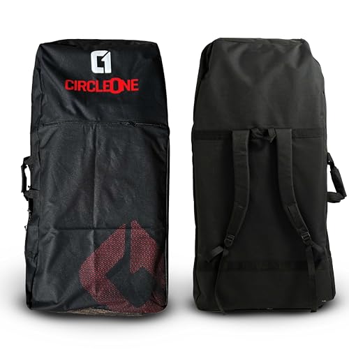 Circle One Bodyboard-Reisetasche (Rucksack-Stil) – für bis zu 3 Boards, Rot von Circle One
