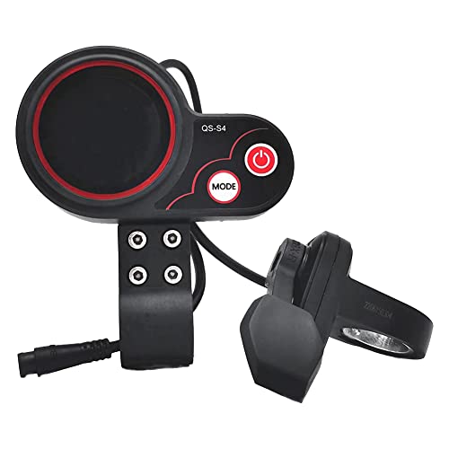 ClAZTyict QS-S4 48V-60V Daumengas-LCD-Display-Kit für Zero 8 9 10 8X 10X Elektroroller 6PIN-Display-Ersatzzubehör von ClAZTyict
