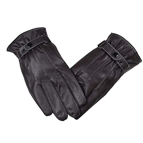 Driving Luxuriöse warme Handschuhe Kaschmir-Winter-Herren-Lederhandschuhe Handschuhe Damen Lang Lederimitat von Clacce