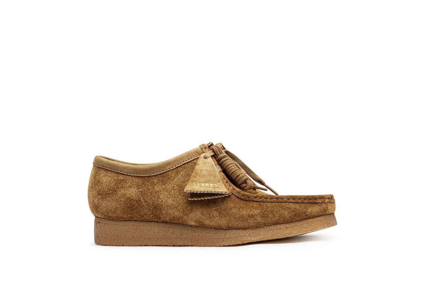 Clarks Originals Clarks Wallabee Hairy Suede (Hellbraun) Sneaker von Clarks Originals