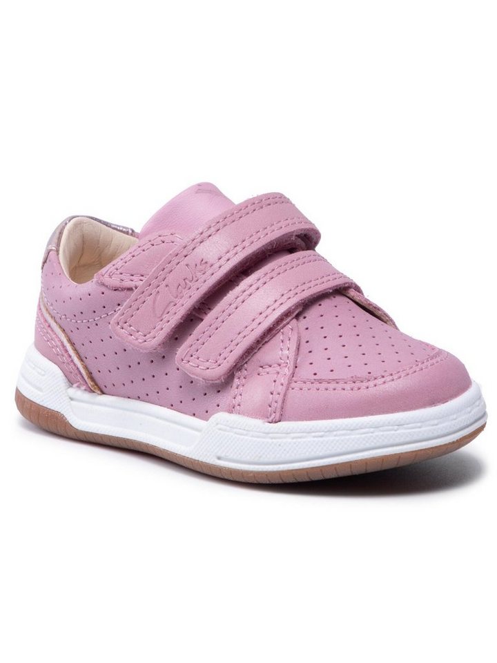 Clarks Sneakers Fawn Solo T 261589896 Light Pink Leather Sneaker von Clarks