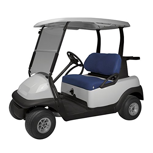 Classic Zubehör Fairway Golf Cart Diamant Air Mesh Sitzbank Cover, Unisex, Navy von CLASSIC ACCESSORIES