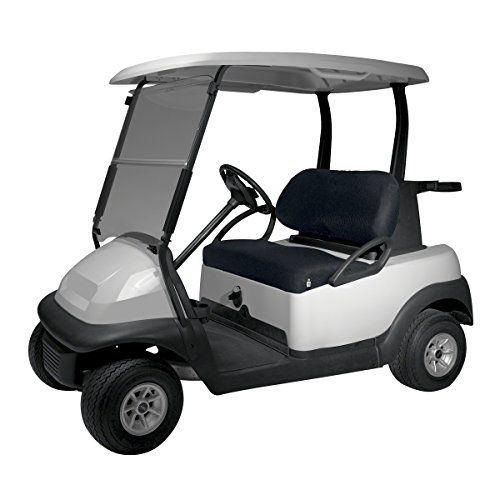 Classic Zubehör Fairway Golf Cart Diamant Air Mesh Sitzbank Cover, Unisex, schwarz von CLASSIC ACCESSORIES