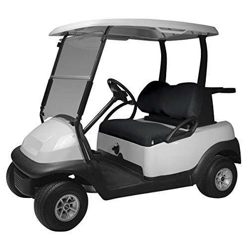 Classic Zubehör Fairway Golf Cart Frottee Bench Sitzbezug, Unisex, schwarz von CLASSIC ACCESSORIES