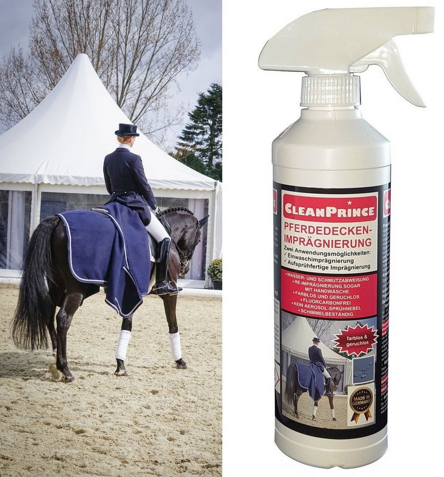 CleanPrince Pferde-Regendecke Imprägniermittel, für Pferdedecken Tierdecken, Angabe in ml, (1-St), Made in Germany von CleanPrince