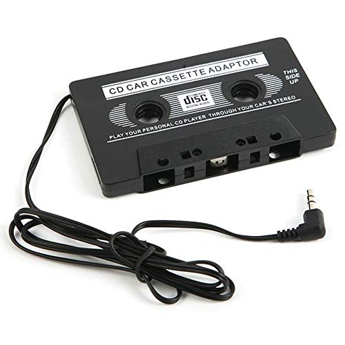 Autokassetten-Audiokonverter, 3,5-mm-Buchse Auto-AUX-Kassettenadapter Audio MP3 CD-Telefon Radio Konverter von Clenp
