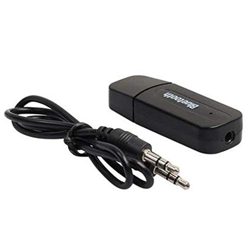 Clenp USB Bluetooth Audio Receiver, 3,5 Mm AUX USB Bluetooth Audio Stereo Musikempfänger Adapter Für PC Car Speaker Schwarz von Clenp