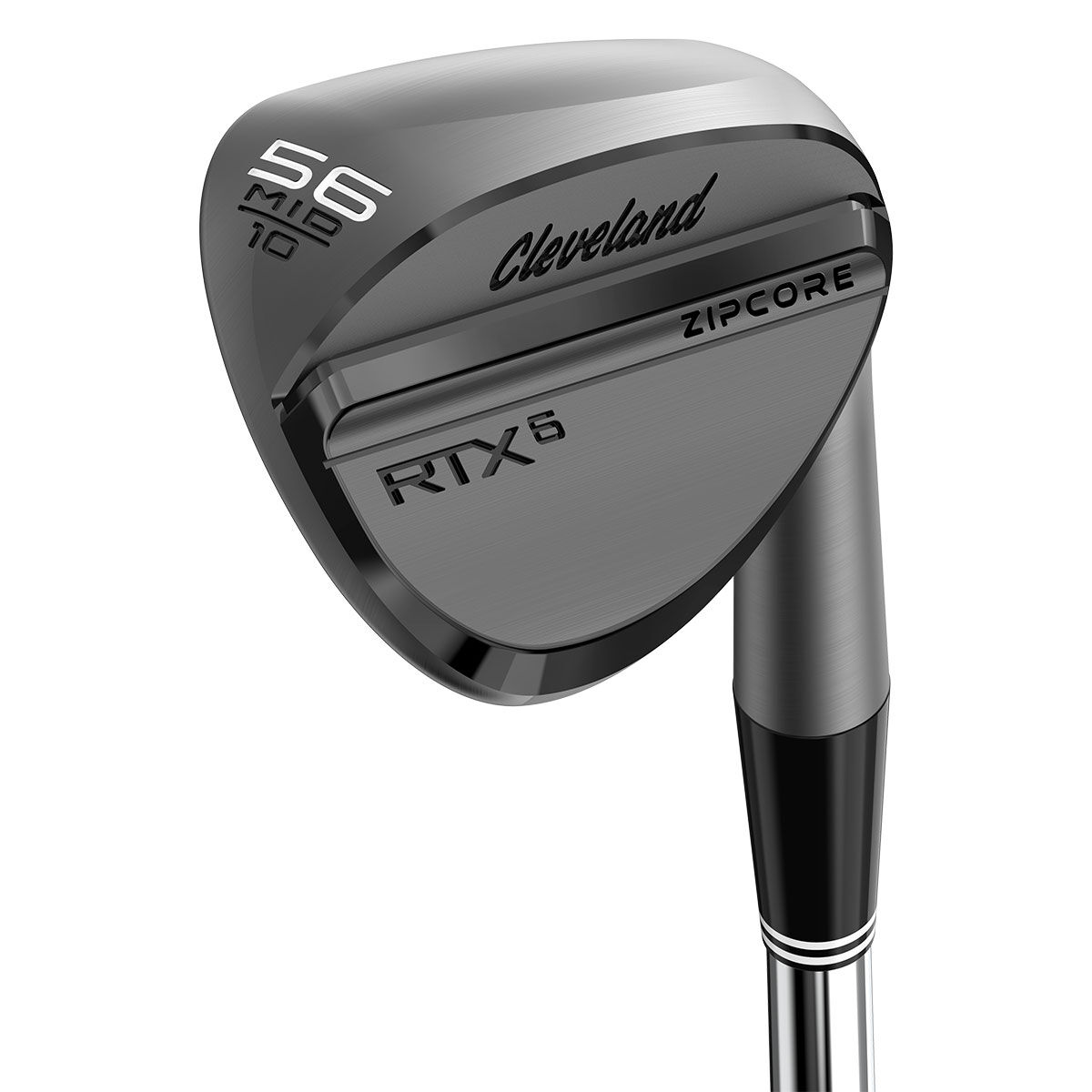 Cleveland Golf Mens Silver RTX ZipCore 6 Black Satin Steel Right Hand Golf Wedge, Size: 50° | American Golf, 50&Deg; von Cleveland Golf