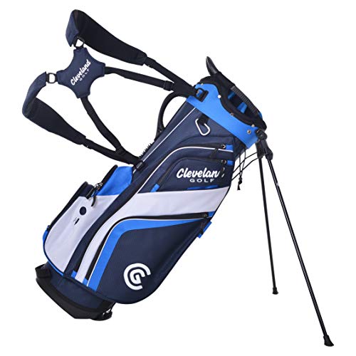 Cleveland Golf Unisex-Erwachsene CG Bag Tasche mit Ständer, Marineblau/Königsblau/Weiß von Cleveland Golf