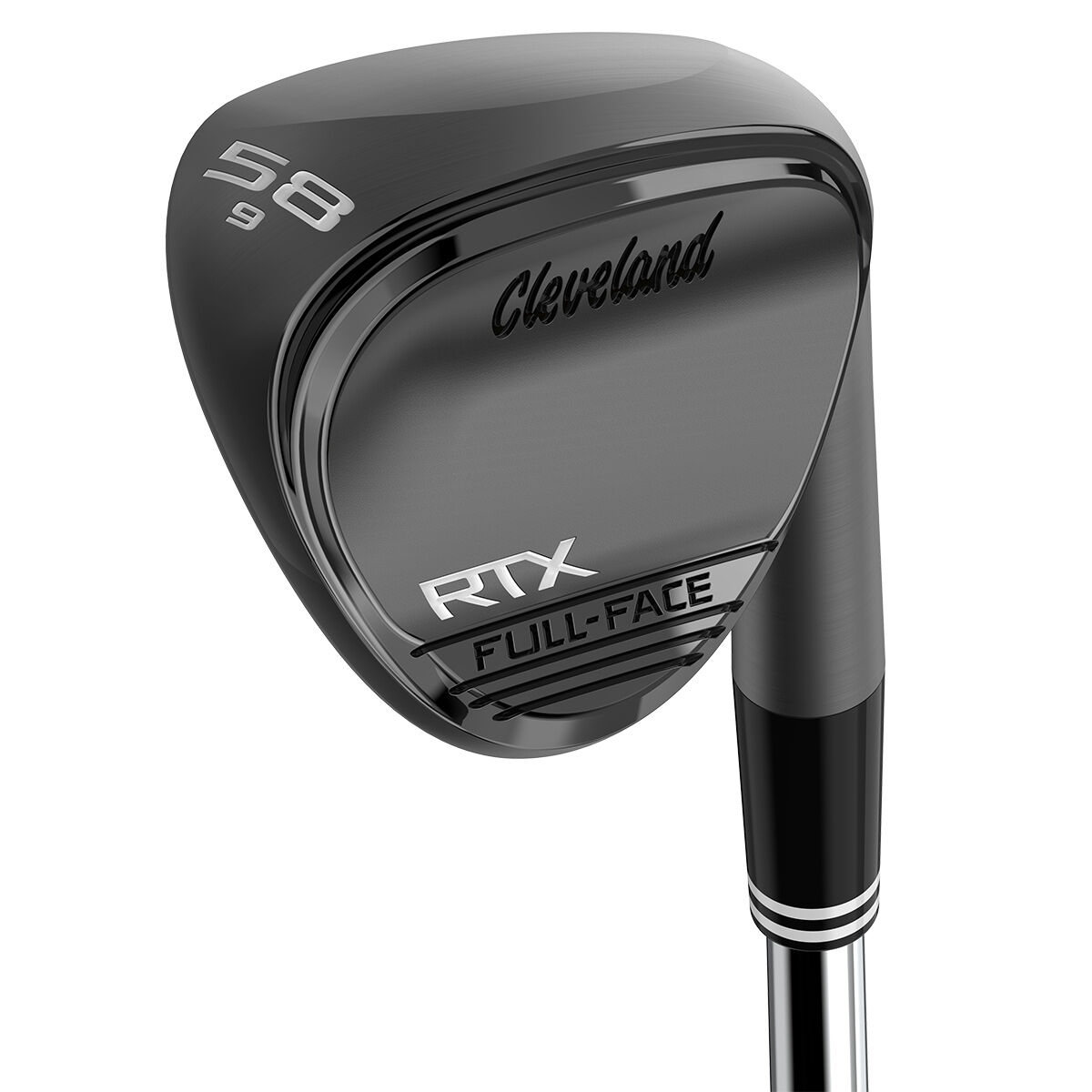 Cleveland Golf Mens Black RTX Full-Face ZipCore Satin Steel Left Hand Golf Wedge, Size: 54° | American Golf von Cleveland Golf