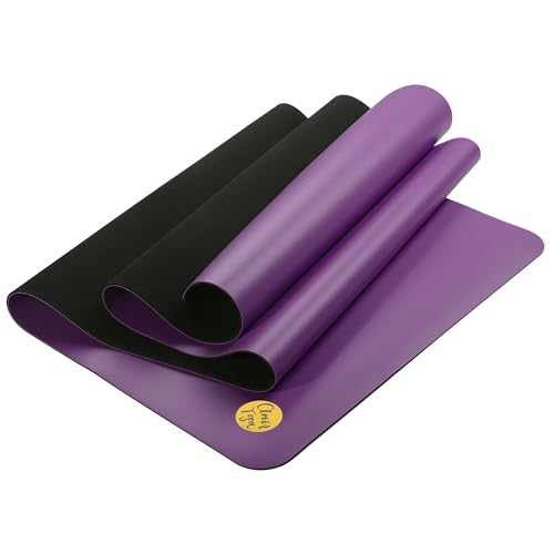 Clever Yoga Liquid Balance Dicke Yogamatte – Pro Exercise Yogamatten mit rutschfester Oberfläche für Heim-Fitnessstudio, umweltfreundliche & recycelbare Pilates- und Workout-Matte für Damen und von Clever Yoga
