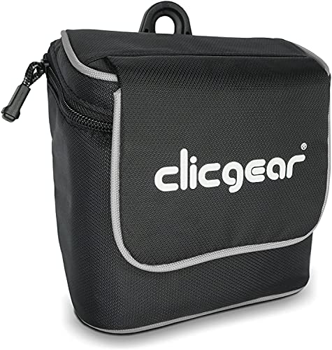 Clicgear Golf Trolley-Zubehörtasche, Schwarz/Weiß, 6' x 3.5' von Clicgear