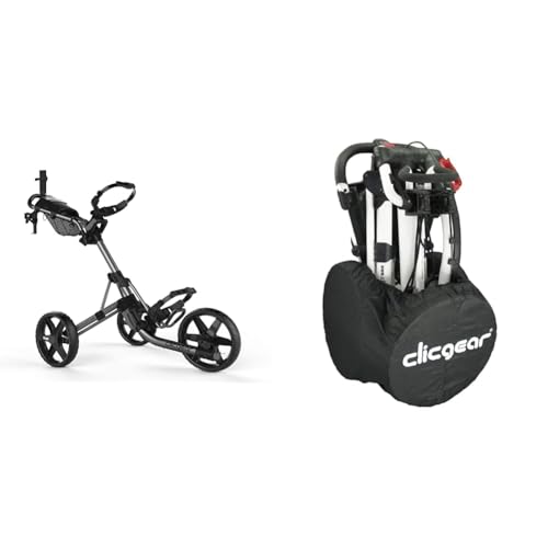 Clicgear Unisex 4.0 4 0 Trolley Silver, Silver, One Size UK Wheel Covers von Clicgear